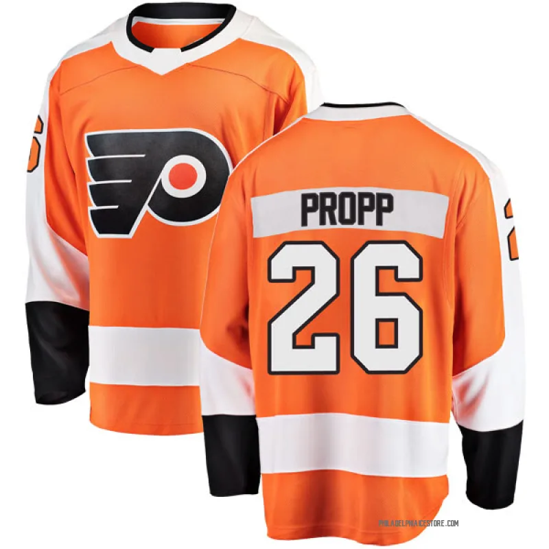 Orange Men's Brian Propp Philadelphia Flyers Breakaway Home Jersey