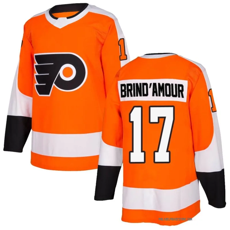 Orange Men's Rod Brind'amour Philadelphia Flyers Authentic Rod Brind'Amour Home Jersey