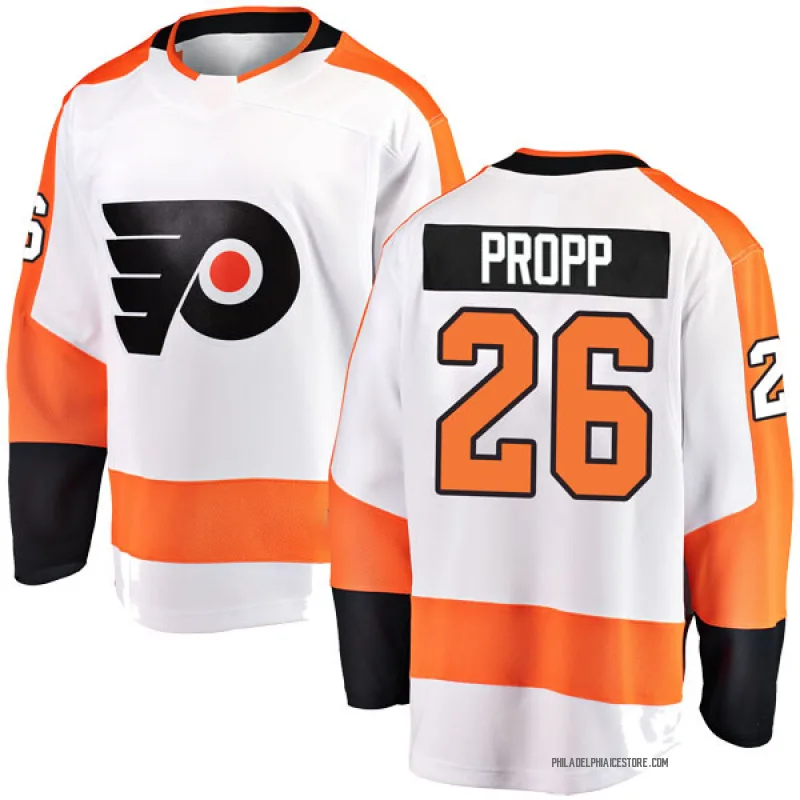 White Men's Brian Propp Philadelphia Flyers Breakaway Away Jersey