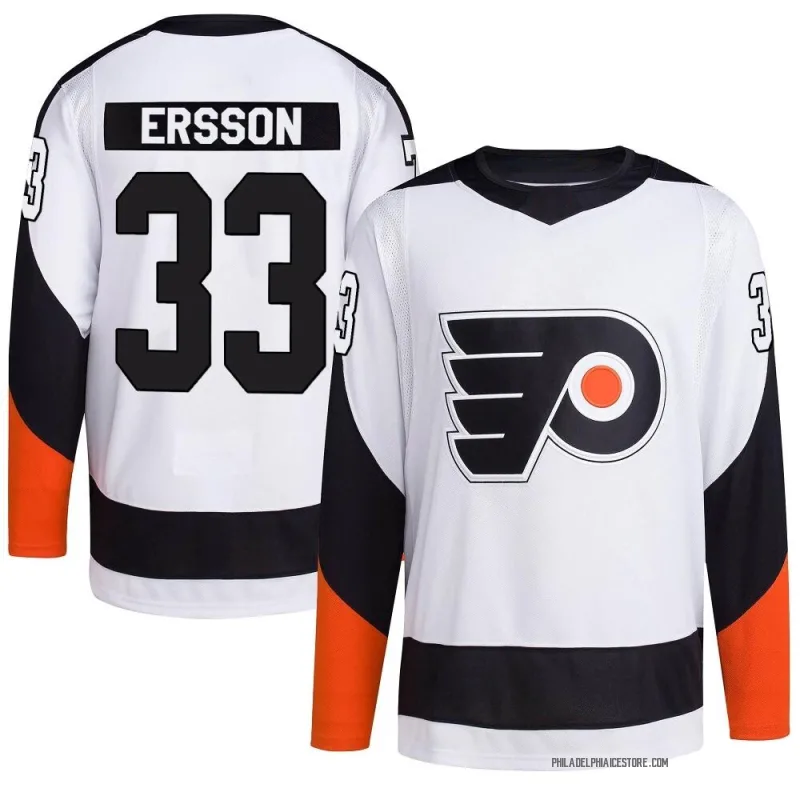 Samuel Ersson 33 Philadelphia Flyers Black Jersey Alternate - Bluefink