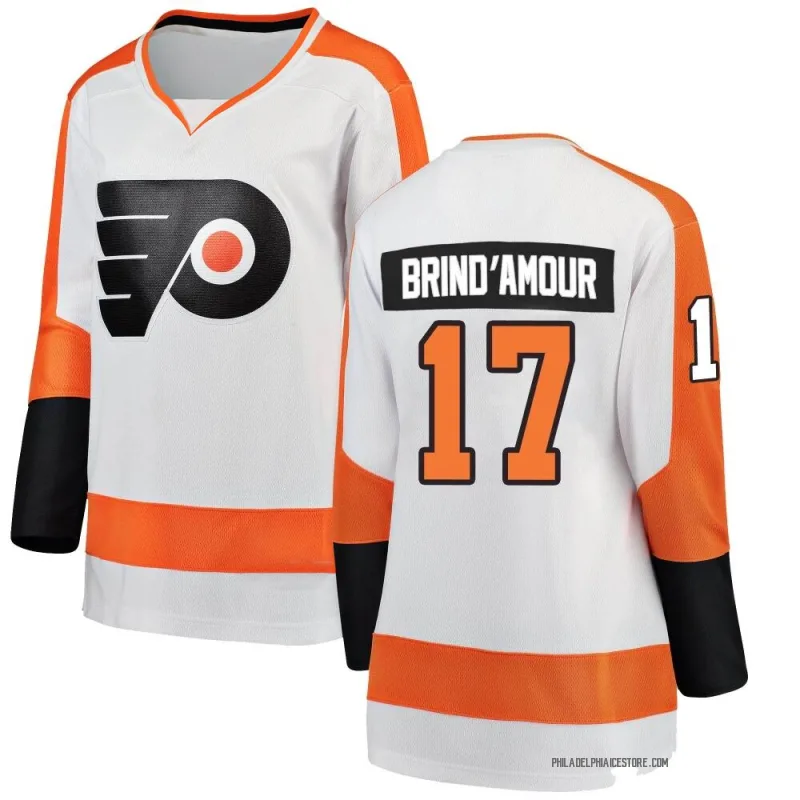 White Women's Rod Brind'amour Philadelphia Flyers Breakaway Rod Brind'Amour Away Jersey